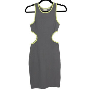 ARITZIA Wilfred Free Dray Nickle and Citric Cutout Bodycon Dress (S)